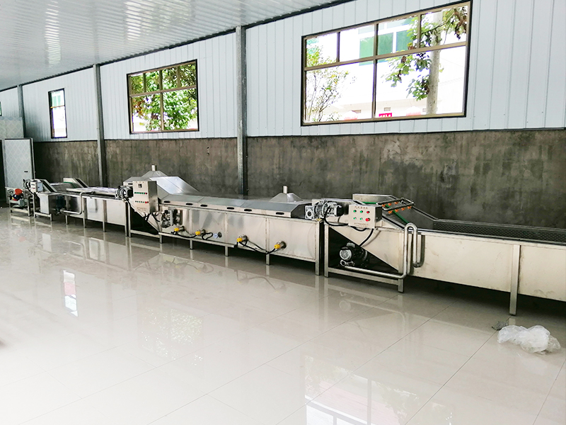 Pasteurization cooling line